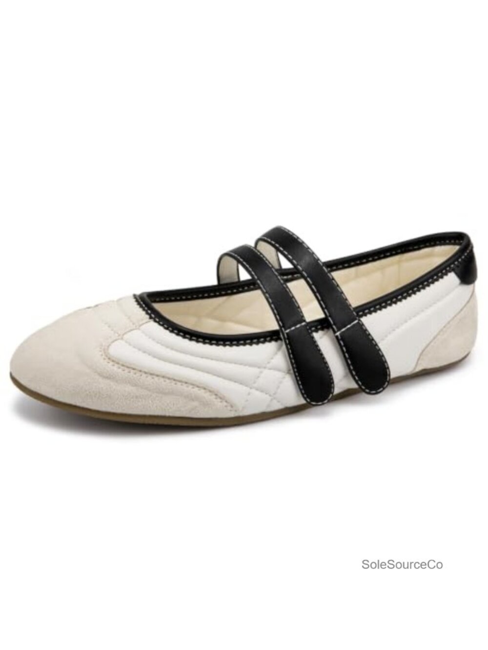Mary Jane Flats Adjustable Strap Slip-On PU Leather Casual Sneakers Women